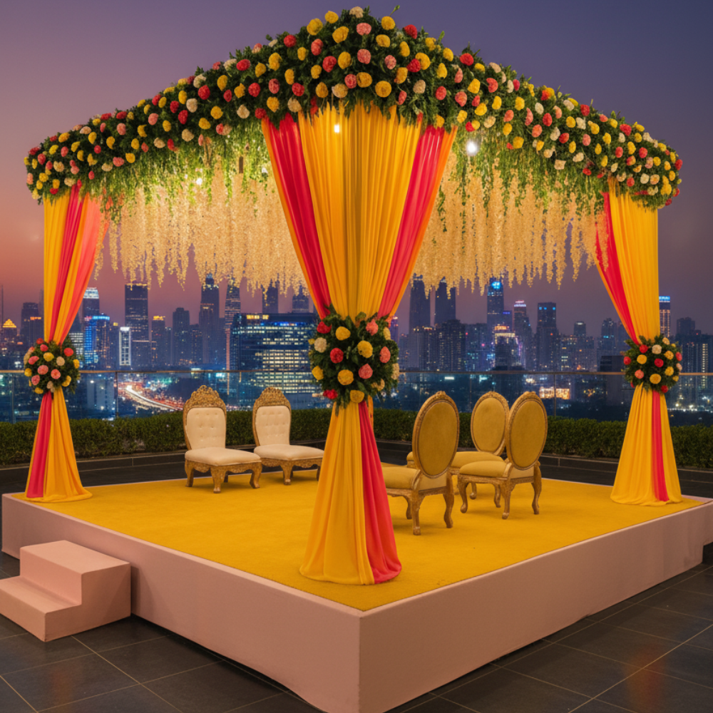 outdoor decoration roof lane in premiun look with starcian